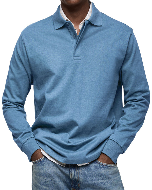 Alexandre | Casual Long Sleeve Polo Shirt