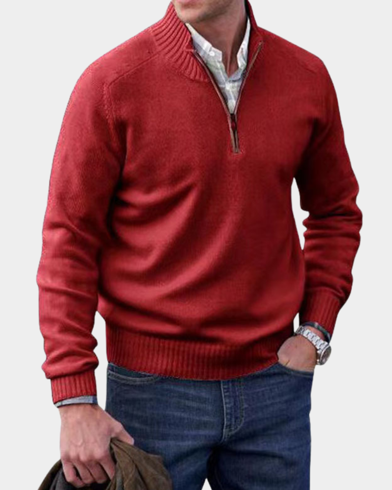 Niko | Classic Zip-Up Sweater