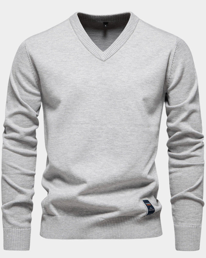 Trystan | Simple Classic V-Neck Sweater