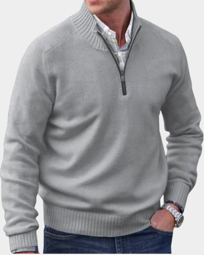 Niko | Classic Zip-Up Sweater