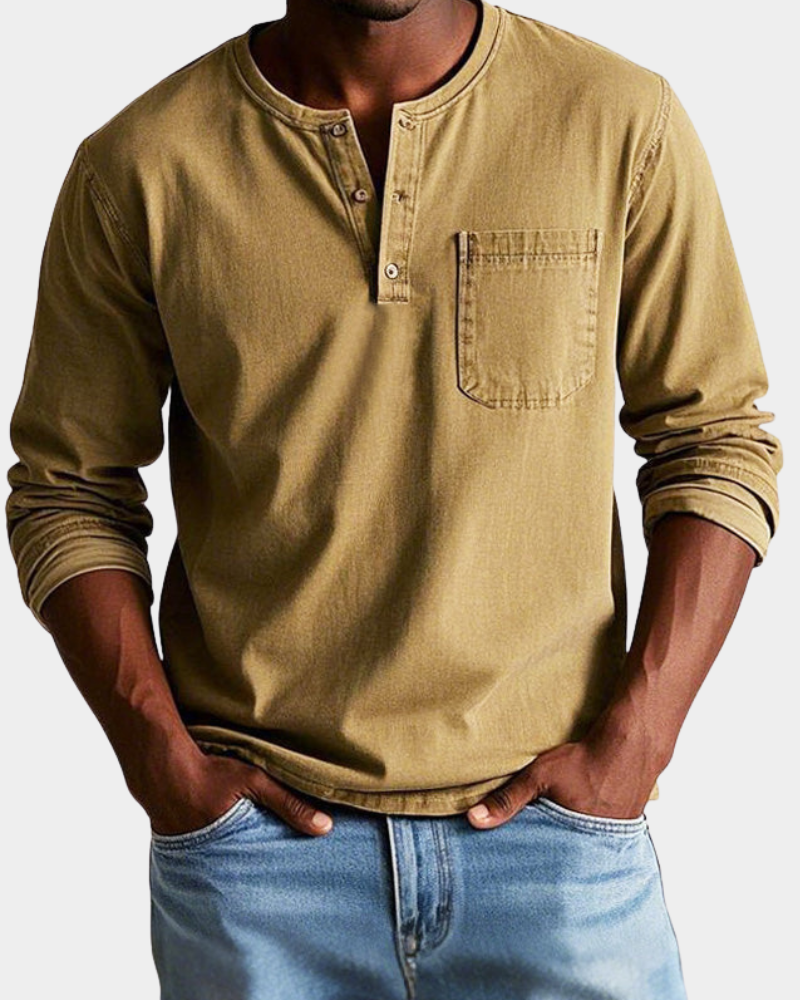 Theodore | Classic Vintage Long-Sleeve Shirt