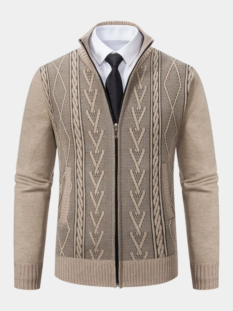 Dumont lyon | men's vest with luxury zip