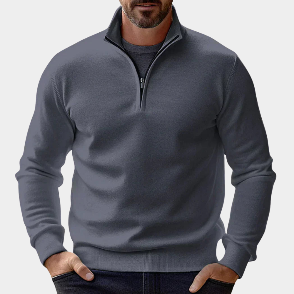 Davis | Cozy Zip-Up Sweater