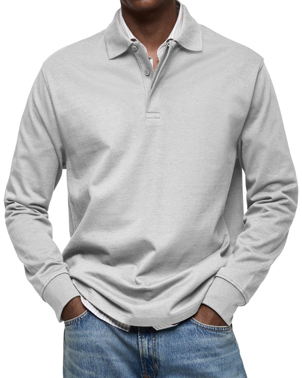 Alexandre | Casual Long Sleeve Polo Shirt