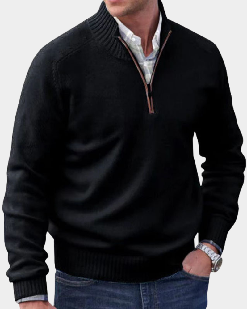 Niko | Classic Zip-Up Sweater
