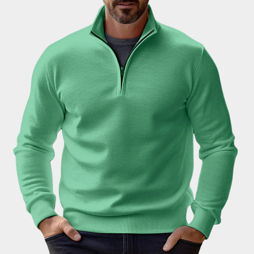 Davis | Cozy Zip-Up Sweater