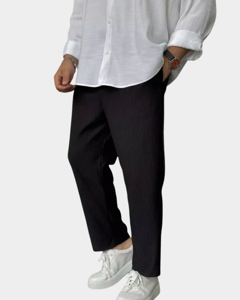 Fredie | Elegant Rib Pants