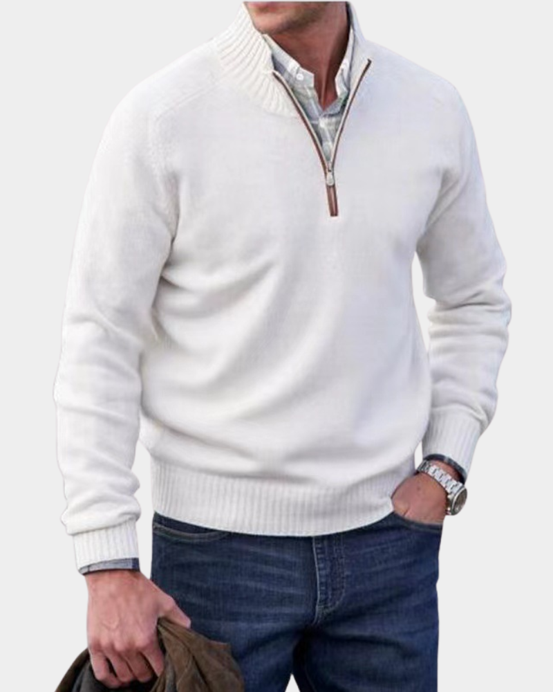 Niko | Classic Zip-Up Sweater