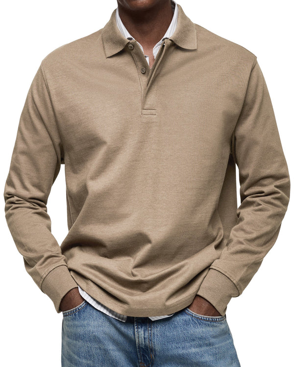 Alexandre | Casual Long Sleeve Polo Shirt