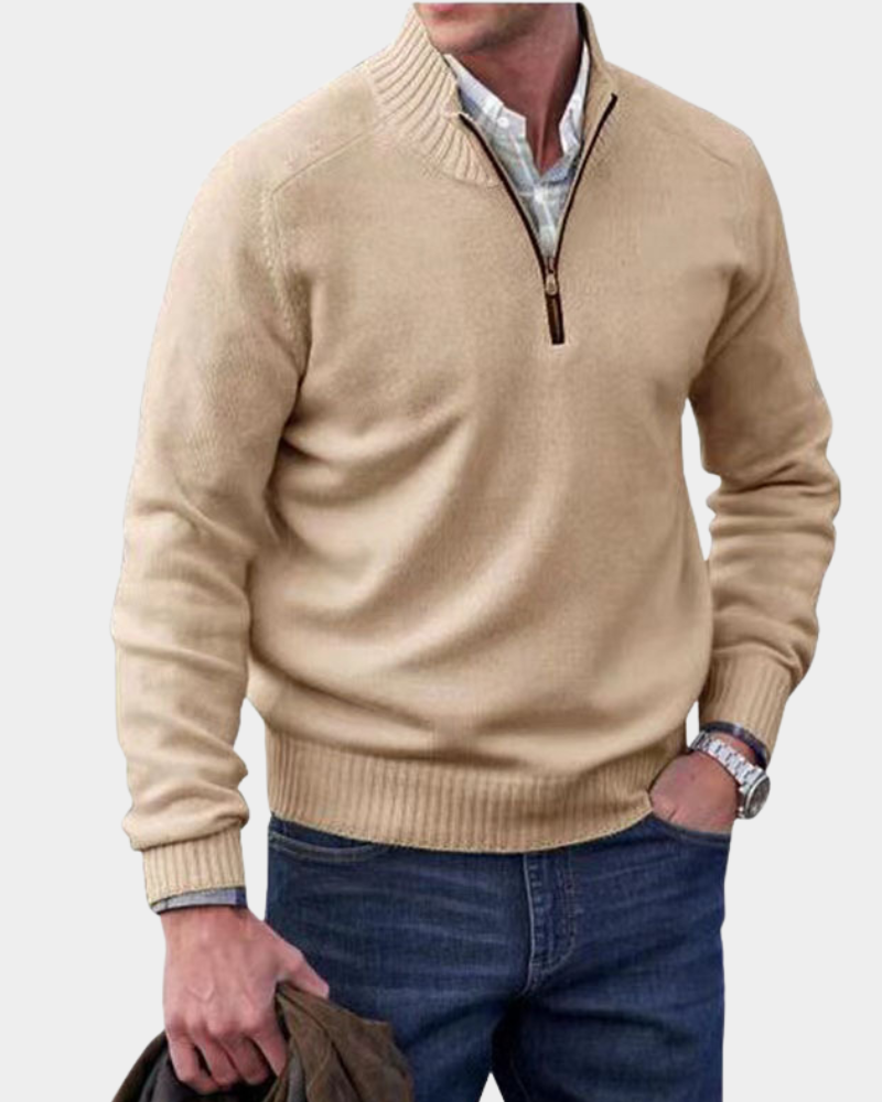 Niko | Classic Zip-Up Sweater