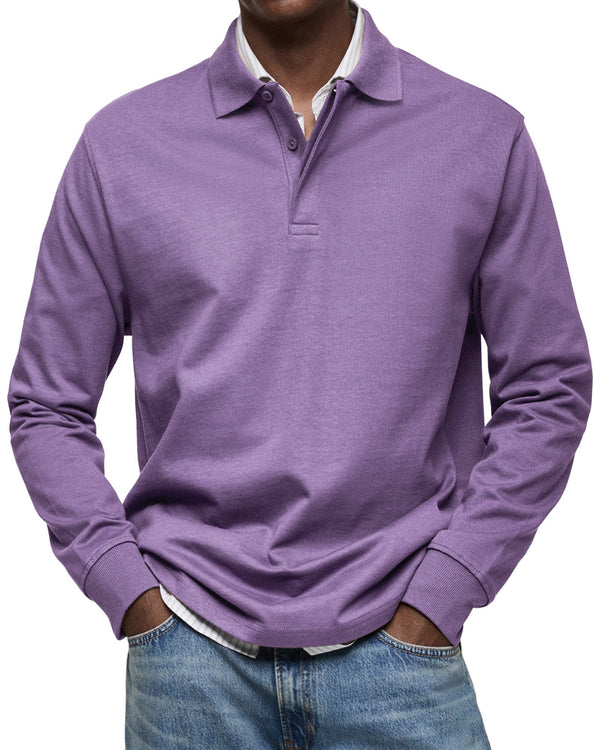Alexandre | Casual Long Sleeve Polo Shirt