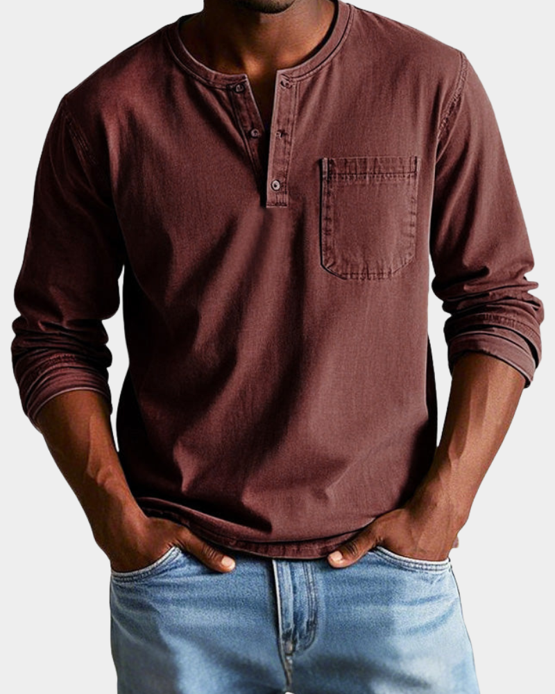 Theodore | Classic Vintage Long-Sleeve Shirt