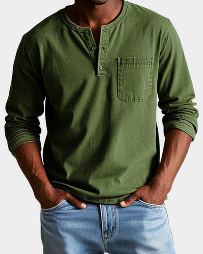 Theodore | Classic Vintage Long-Sleeve Shirt