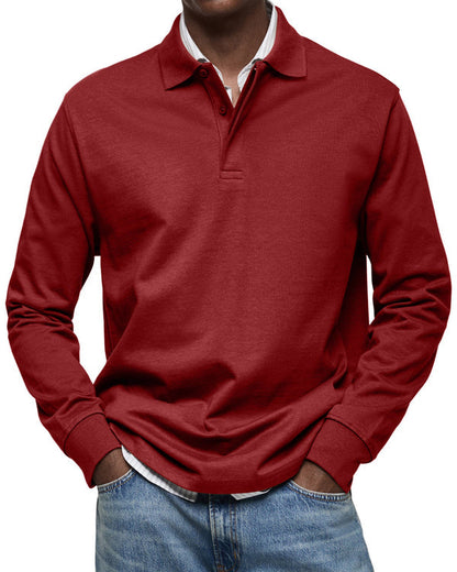 Alexandre | Casual Long Sleeve Polo Shirt