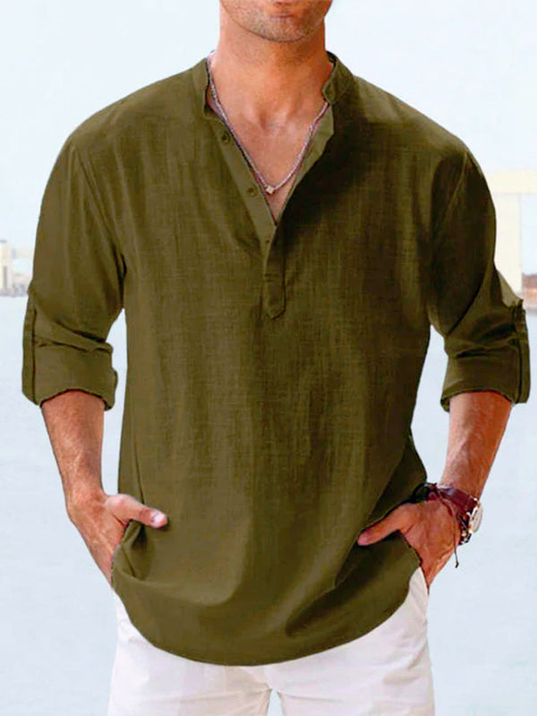 Schmidt Casual linen shirt