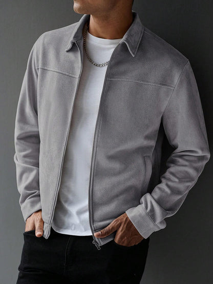 Old Money Casual Solid Color Jacket