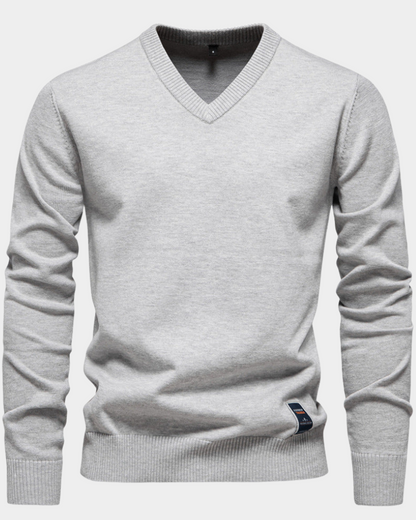 Trystan | Simple Classic V-Neck Sweater
