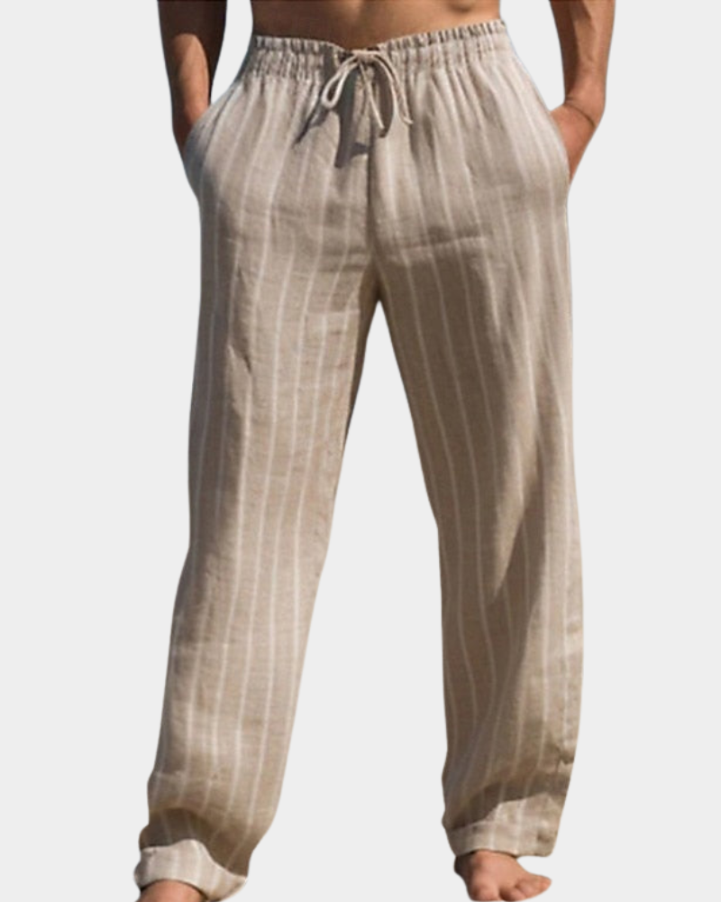 Mathias | Casual Elegance Striped Pants