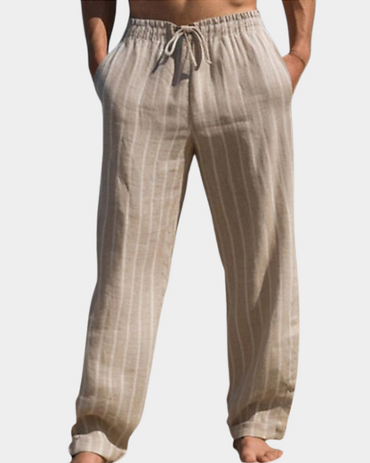 Mathias | Casual Elegance Striped Pants