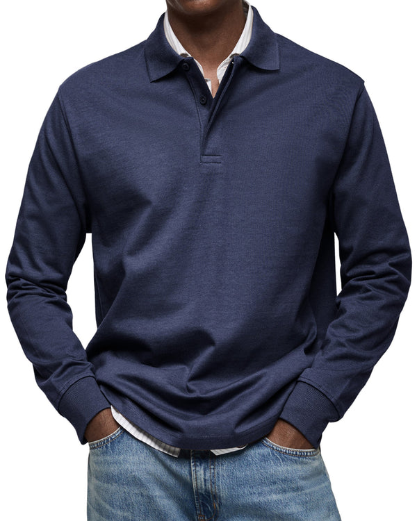 Alexandre | Casual Long Sleeve Polo Shirt