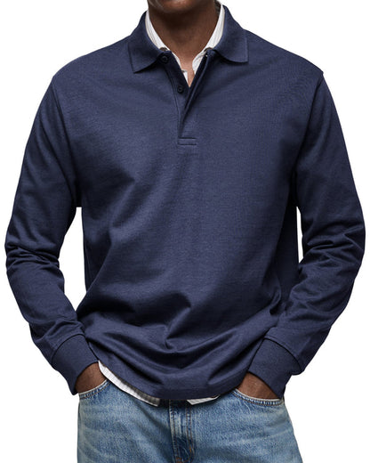 Alexandre | Casual Long Sleeve Polo Shirt
