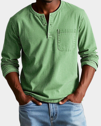 Theodore | Classic Vintage Long-Sleeve Shirt