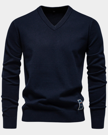 Trystan | Simple Classic V-Neck Sweater