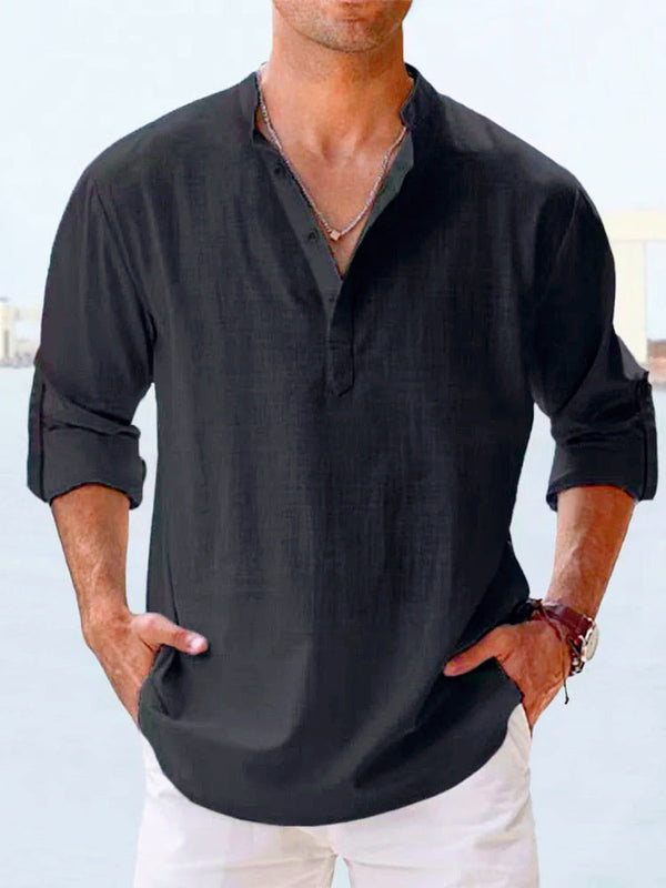 Schmidt Casual linen shirt