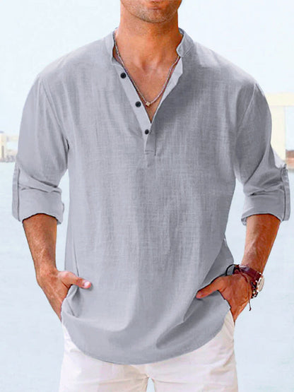 Schmidt Casual linen shirt