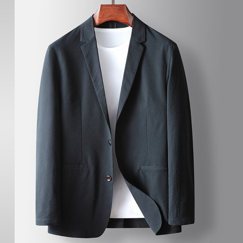 Old Money Wrinkle-Resistant Elastic Business Jacket