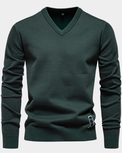 Trystan | Simple Classic V-Neck Sweater