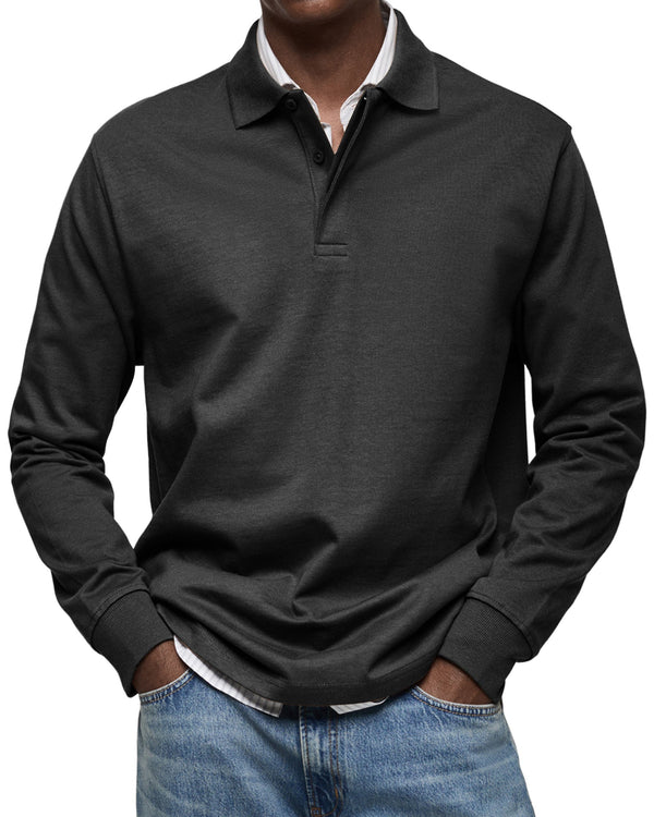 Alexandre | Casual Long Sleeve Polo Shirt