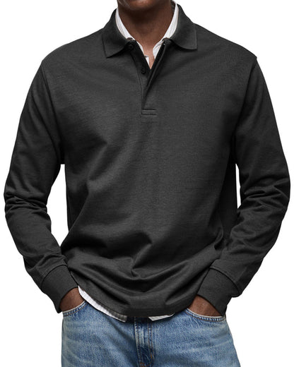 Alexandre | Casual Long Sleeve Polo Shirt