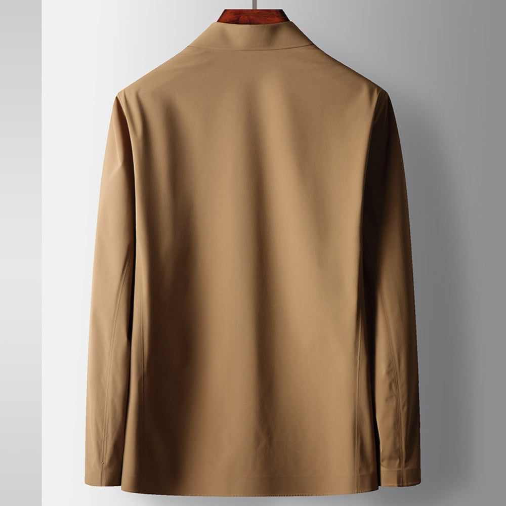 Old Money Lapel Shirt Seamless Luxury Business Jacket