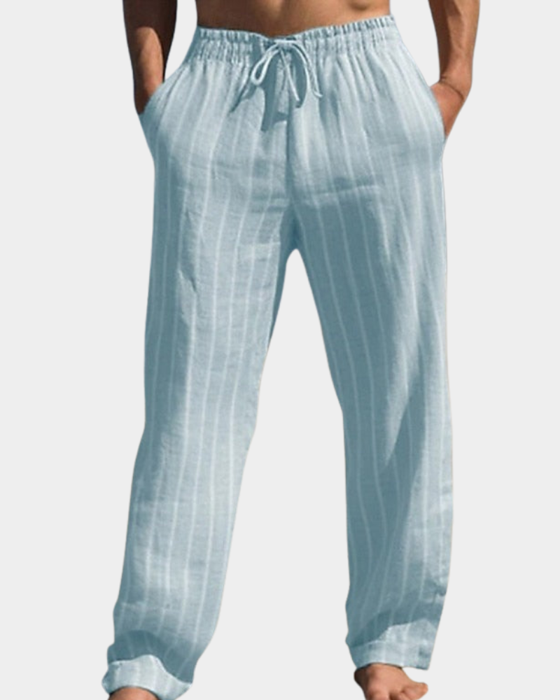 Mathias | Casual Elegance Striped Pants
