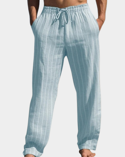 Mathias | Casual Elegance Striped Pants