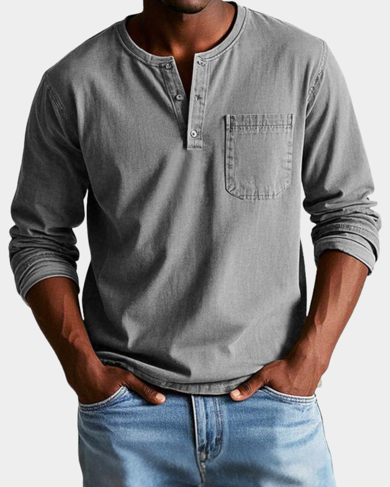 Theodore | Classic Vintage Long-Sleeve Shirt