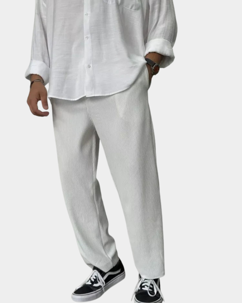 Fredie | Elegant Rib Pants