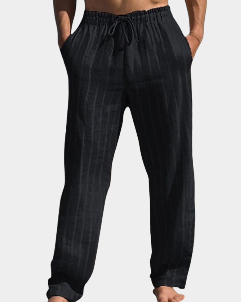 Mathias | Casual Elegance Striped Pants