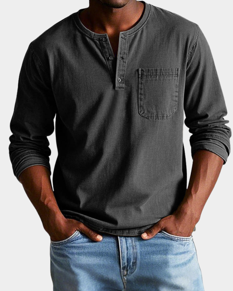 Theodore | Classic Vintage Long-Sleeve Shirt