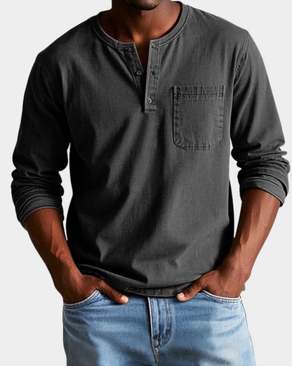 Theodore | Classic Vintage Long-Sleeve Shirt
