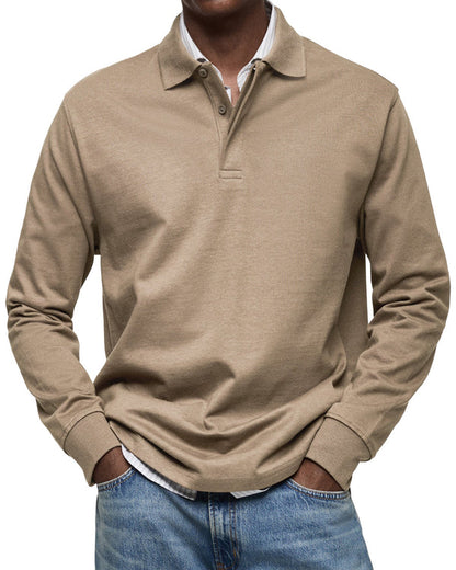 Alexandre | Casual Long Sleeve Polo Shirt
