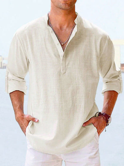 Schmidt Casual linen shirt