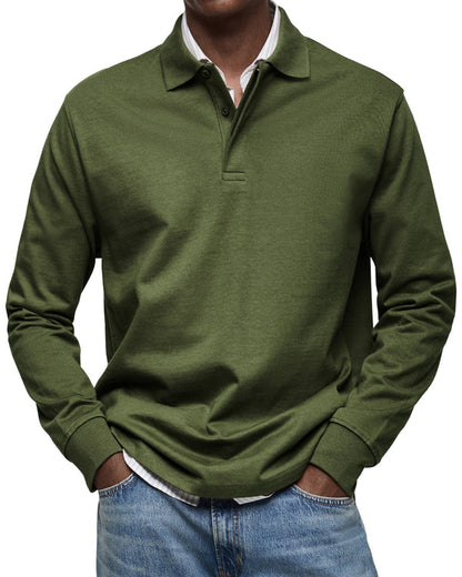 Alexandre | Casual Long Sleeve Polo Shirt