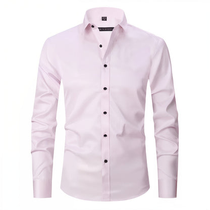 Old Money Stretch Button-up Shirt