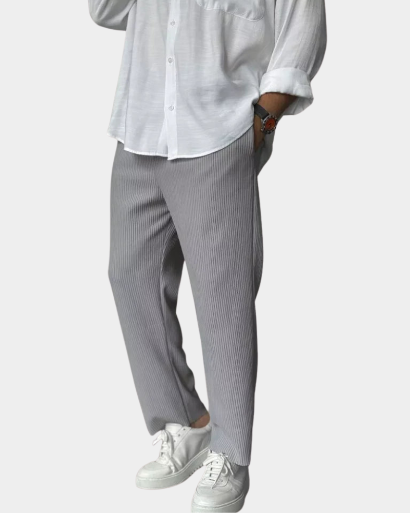 Fredie | Elegant Rib Pants