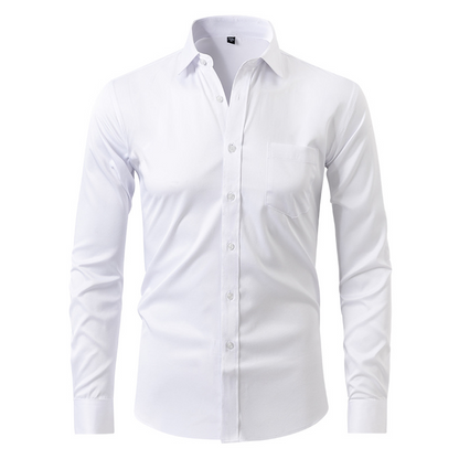 Old Money Stretch Button-up Shirt